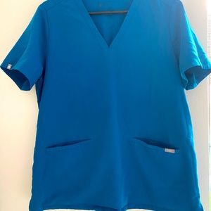 Figs Scrub Set in Teal Size L